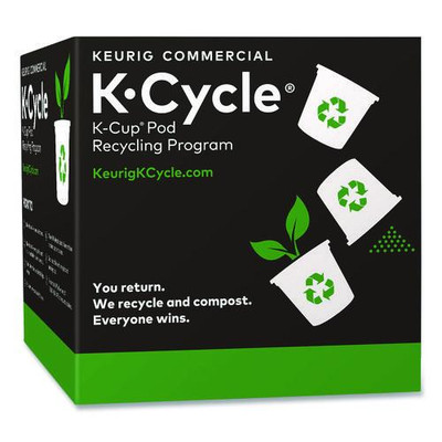 K-cycle K-cup Pod Recycling Station, Plastic, Black/green/white, 5/pack