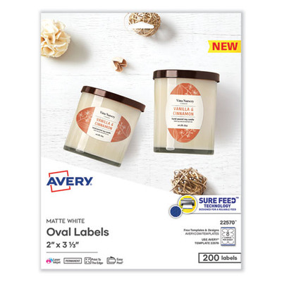 Laser/inkjet Media Labels, Inkjet/laser Printers, 2 X 3.3, White, 8 Labels/sheet, 25 Sheets/pack Laser/inkjet Media Labels, Inkjet/laser Printers, 2 X 3.3, White, 8 Labels/sheet, 25 Sheets/pack
