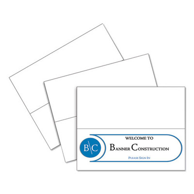 Scored Tent Cards, 4.25 X 11, White,1 Card/sheet, 50 Sheets/box Scored Tent Cards, 4.25 X 11, White,1 Card/sheet, 50 Sheets/box