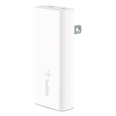 Boost Charge Dual Wall Charger With Pps + Usb-c Cable With Lightning Connector, White