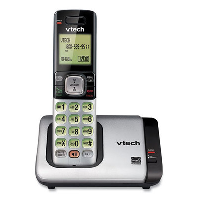 Cs6719-2 Two-handset Cordless Telephone System, Dect 6.0, Silver/black Cs6719-2 Two-handset Cordless Telephone System, Dect 6.0, Silver/black