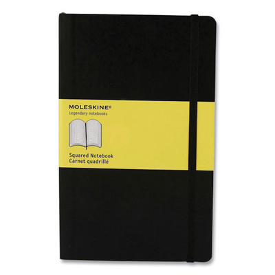 Hard Cover Notebook, 1-subject, Quadrille Rule, Black Cover, (120) 8.25 X 5 Sheets Hard Cover Notebook, 1-subject, Quadrille Rule, Black Cover, (120) 8.25 X 5 Sheets