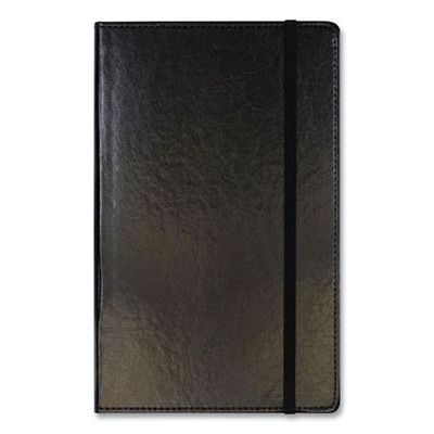 Bonded Leather Journal, 1-subject, Narrow Rule, Black Cover, (240) 8.25 X 5 Sheets Bonded Leather Journal, 1-subject, Narrow Rule, Black Cover, (240) 8.25 X 5 Sheets