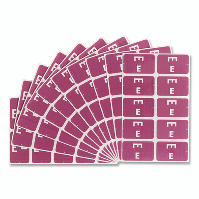 Alphaz Color-coded Second Letter Alphabetical Labels, E, 1 X 1.63, Purple, 10/sheet, 10 Sheets/pack Alphaz Color-coded Second Letter Alphabetical Labels, E, 1 X 1.63, Purple, 10/sheet, 10 Sheets/pack