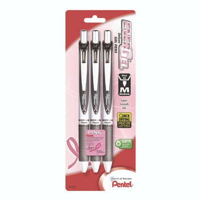 Energel Rtx Deluxe Gel Pen, Retractable, Medium 0.7 Mm, Black Ink, Black Barrel, 3/pack Energel Rtx Deluxe Gel Pen, Retractable, Medium 0.7 Mm, Black Ink, Black Barrel, 3/pack