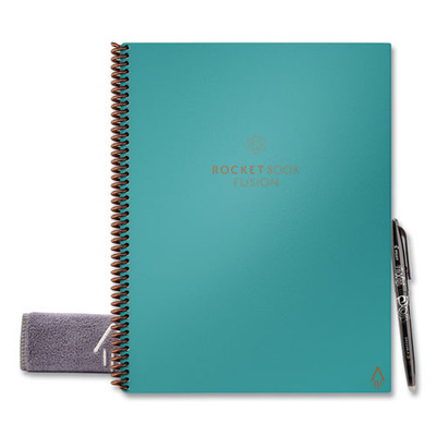 Fusion Smart Notebook, Seven Assorted Page Formats, Teal Cover, (21) 11 X 8.5 Sheets Fusion Smart Notebook, Seven Assorted Page Formats, Teal Cover, (21) 11 X 8.5 Sheets