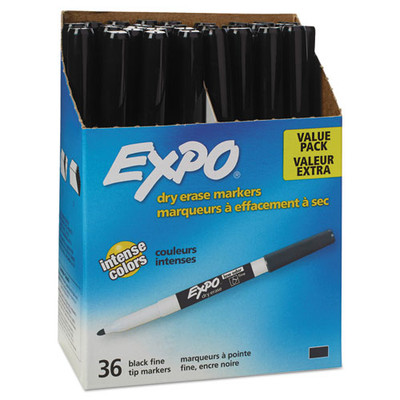 Low-odor Dry-erase Marker Value Pack, Fine Bullet Tip, Black, 36/box - VISSAN1921062A Low-odor Dry-erase Marker Value Pack, Fine Bullet Tip, Black, 36/box - VISSAN1921062A