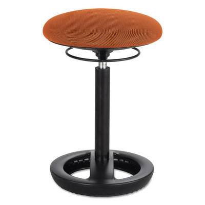 Twixt Desk Height Ergonomic Stool, Supports Up To 250 Lb, 22.5" Seat Height, Orange Seat, Black Base Twixt Desk Height Ergonomic Stool, Supports Up To 250 Lb, 22.5" Seat Height, Orange Seat, Black Base