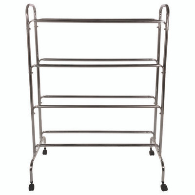 Powder-coated Ball Cart, Metal, 132 Lb Capacity, 17 X 41 X 53, Silver Powder-coated Ball Cart, Metal, 132 Lb Capacity, 17 X 41 X 53, Silver