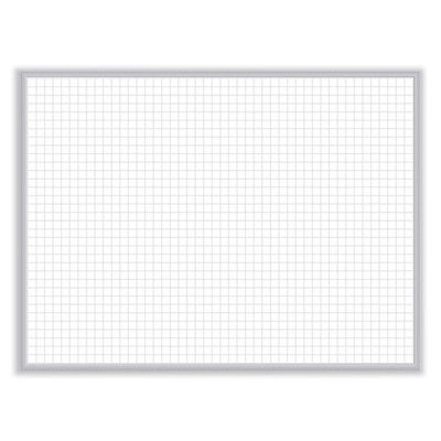 Non-magnetic Whiteboard With Aluminum Frame, 120.63" X 48.63", White Surface, Satin Aluminum Frame Non-magnetic Whiteboard With Aluminum Frame, 120.63" X 48.63", White Surface, Satin Aluminum Frame