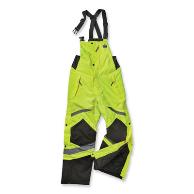 Glowear 8928 Class E Hi-vis Insulated Bibs, X-large, Lime Glowear 8928 Class E Hi-vis Insulated Bibs, X-large, Lime