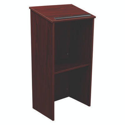 Full Floor Lectern, 23 X 16 X 46.5, Mahogany Full Floor Lectern, 23 X 16 X 46.5, Mahogany