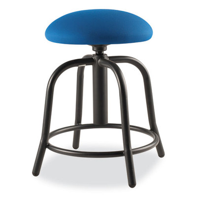 6800 Series Height Adjustable Fabric Padded Seat Stool, Support 300 Lb, 18" To 25" Seat Height, Cobalt Blue Seat/black Base 6800 Series Height Adjustable Fabric Padded Seat Stool, Support 300 Lb, 18" To 25" Seat Height, Cobalt Blue Seat/black Base