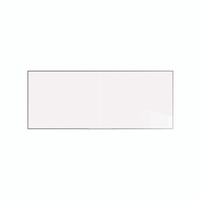 Two-piece M2 Non-magnetic Whiteboard With Aluminum Frame, 120.75" X 48.5", White Surface, Satin Aluminum Frame Two-piece M2 Non-magnetic Whiteboard With Aluminum Frame, 120.75" X 48.5", White Surface, Satin Aluminum Frame