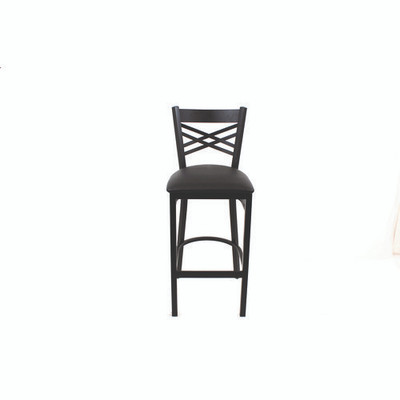 X Series Barstool, Supports Up To 300 Lb, 29.5" Seat Height, Black Seat, Black Back, Black Base X Series Barstool, Supports Up To 300 Lb, 29.5" Seat Height, Black Seat, Black Back, Black Base