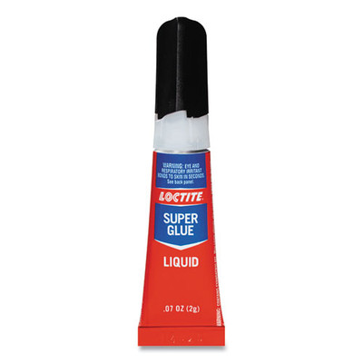 Super Glue Liquid Tubes, 0.07 Oz, Dries Clear, 2/pack