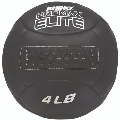 Rhino Promax Elite Medicine Ball, 4 Lb, Black