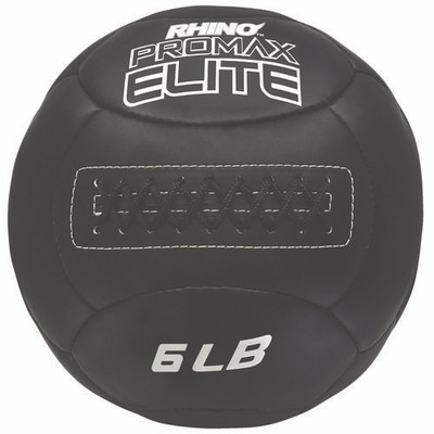 Rhino Promax Elite Medicine Ball, 6 Lb, Black