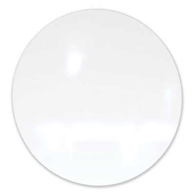 Coda Low Profile Circular Magnetic Glassboard, 24" X 24", White Surface Coda Low Profile Circular Magnetic Glassboard, 24" X 24", White Surface