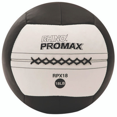 Rhino Promax Medicine Ball, 18 Lb, Black
