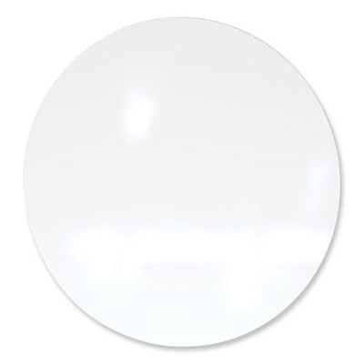 Coda Low Profile Circular Non-magnetic Glassboard, 48" X 48", White Surface Coda Low Profile Circular Non-magnetic Glassboard, 48" X 48", White Surface