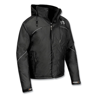 N-ferno 6467 Winter Work Jacket With 300d Polyester Shell, 3x-large, Black N-ferno 6467 Winter Work Jacket With 300d Polyester Shell, 3x-large, Black