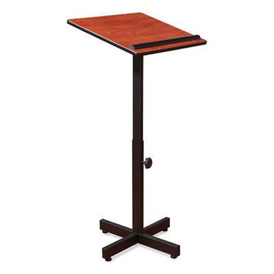 Portable Presentation Lectern Stand, 20 X 18.25 X 44, Cherry Portable Presentation Lectern Stand, 20 X 18.25 X 44, Cherry