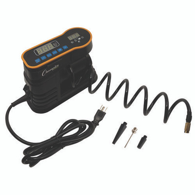 Champion Sports Digital Electronic Inflator, 0.78 Cu Ft/min, 30 Psi, 70" Cord