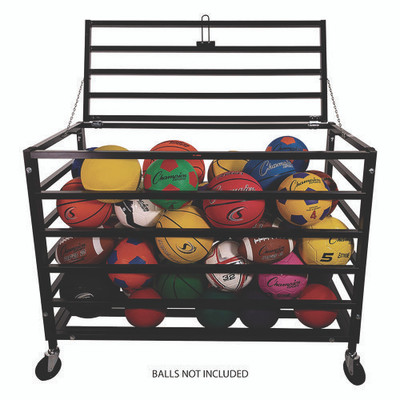 All Pro Lockable Ball Locker, Metal, 220 Lb Capacity, 24 X 47 X 37, Black All Pro Lockable Ball Locker, Metal, 220 Lb Capacity, 24 X 47 X 37, Black
