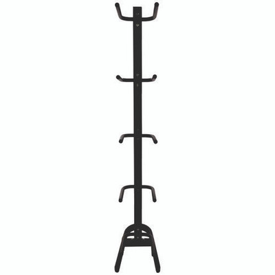 U-ring Single Medicine Ball Tree, 23" X 22.5" X 64.5", Black