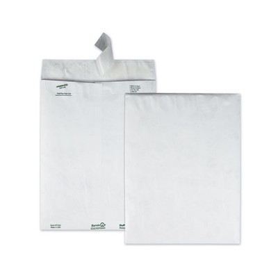 Catalog Mailers, Dupont Tyvek, #12 1/2, Square Flap, Redi-strip Closure, 9.5 X 12.5, White, 100/box Catalog Mailers, Dupont Tyvek, #12 1/2, Square Flap, Redi-strip Closure, 9.5 X 12.5, White, 100/box