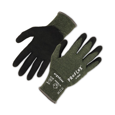 Proflex 7042 Ansi A4 Nitrile-coated Cr Gloves, En388: 4x41d, 9" Long, X-large, Green, 12 Pairs