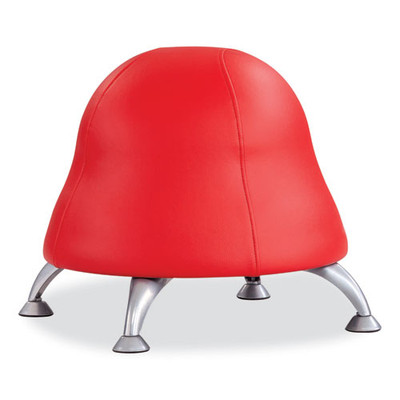 Runtz Ball Chair, Backless, Supports Up To 250 Lb, Red Vinyl Seat, Silver Base Runtz Ball Chair, Backless, Supports Up To 250 Lb, Red Vinyl Seat, Silver Base