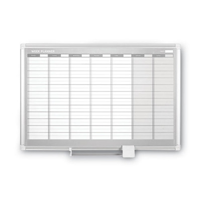 Weekly Planner, 36x24, Aluminum Frame