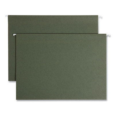 Box Bottom Hanging File Folders, Legal Size, Standard Green, 25/box - VISSMD64379