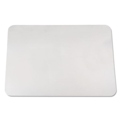 Krystalview Desk Pad With Antimicrobial Protection, Glossy Finish, 36 X 20, Clear