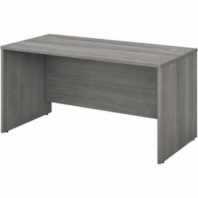 Bush Business Furniture Studio C 60W x 30D Office Desk - 29.8" Height x 59.5" Width x 29.4" Depth - Band Edge - Finish: Platinum Gray, Thermofused Laminate (TFL) - 1 Each