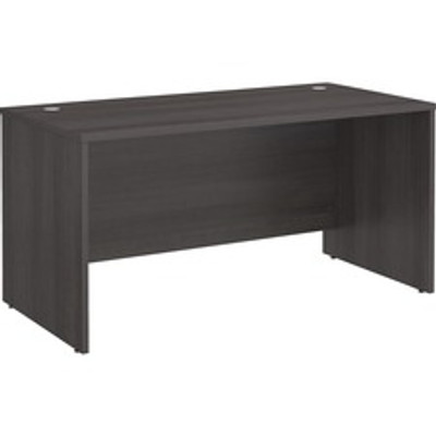 Bush Business Furniture Studio C 60W x 30D Office Desk - 29.8" Height x 59.5" Width x 29.4" Depth - Band Edge - Finish: Storm Gray, Thermofused Laminate (TFL) - 1 Each