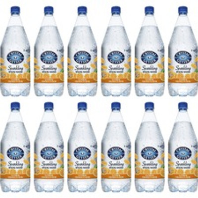 Crystal Geyser Natural Orange Sparkling Spring Water - Ready-to-Drink - Sugar Free - 42.27 fl oz (1.25 L)Bottle - 12 / Carton