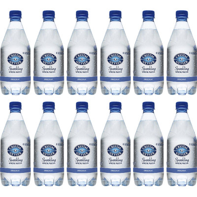 Crystal Geyser Sparkling Spring Water - Ready-to-Drink - Sugar Free - 18 fl oz (532 mL) - OriginalBottle - 12 / Carton