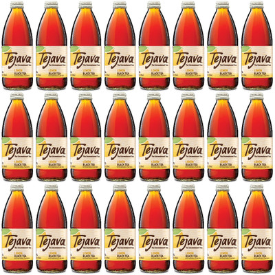 Tejava Lemon Black Tea Bottle - Black Tea - GMO Free - 24 / Carton