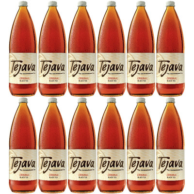 Tejava Original Black Tea Bottle - Black Tea - GMO Free - 12 / Carton