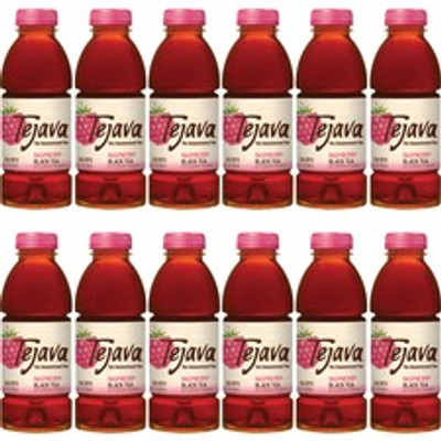 Tejava Raspberry Black Tea Bottle - Black Tea - GMO Free - 1224 / Pallet