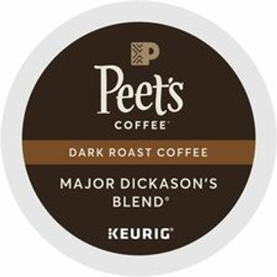 Peet's Coffee&reg; K-Cup Major Dickason's Blend Coffee - Compatible with Keurig Brewer - Dark - K-Cup - Major Dickason's - 22 / Box