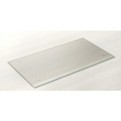 Lorell Desk Pad - Rectangular - 36" Width - Rubber - Clear