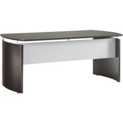 Safco Medina Mocha Laminate Office Unit - 29.5" Height x 72" Width x 36" Depth, x 0" Thickness Table Top - Beveled Edge - Material: Medium Density Fiberboard (MDF), Laminate - Finish: Mocha - 1 Each