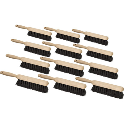 Genuine Joe Poly Counter Brush - 13" Overall Length - Black - 12 / Carton