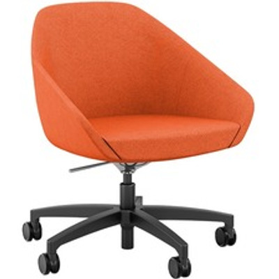 9 to 5 Seating Jax Lounge 5-Star Base Side Chair - Cloud Seat Color - Fabric Seat Material - Fabric Back Material - Low Back - 5-star Base - 1 Each