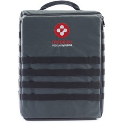 ZOLL MRS Medical Supplies Backpack - Nylon Case - Gray - 1 Each
