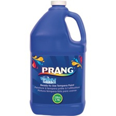Prang Washable Tempera Paint - 1 Color(s) - Blue - 1 gal - Washable - 1 Each